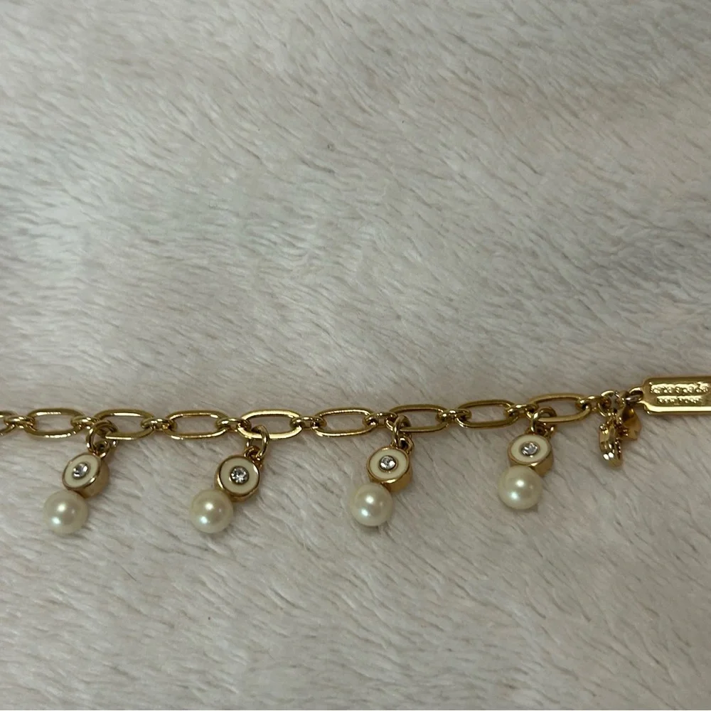 Kate Spade Gold Chain Bracelet with Pearls - Picture 2 of 3